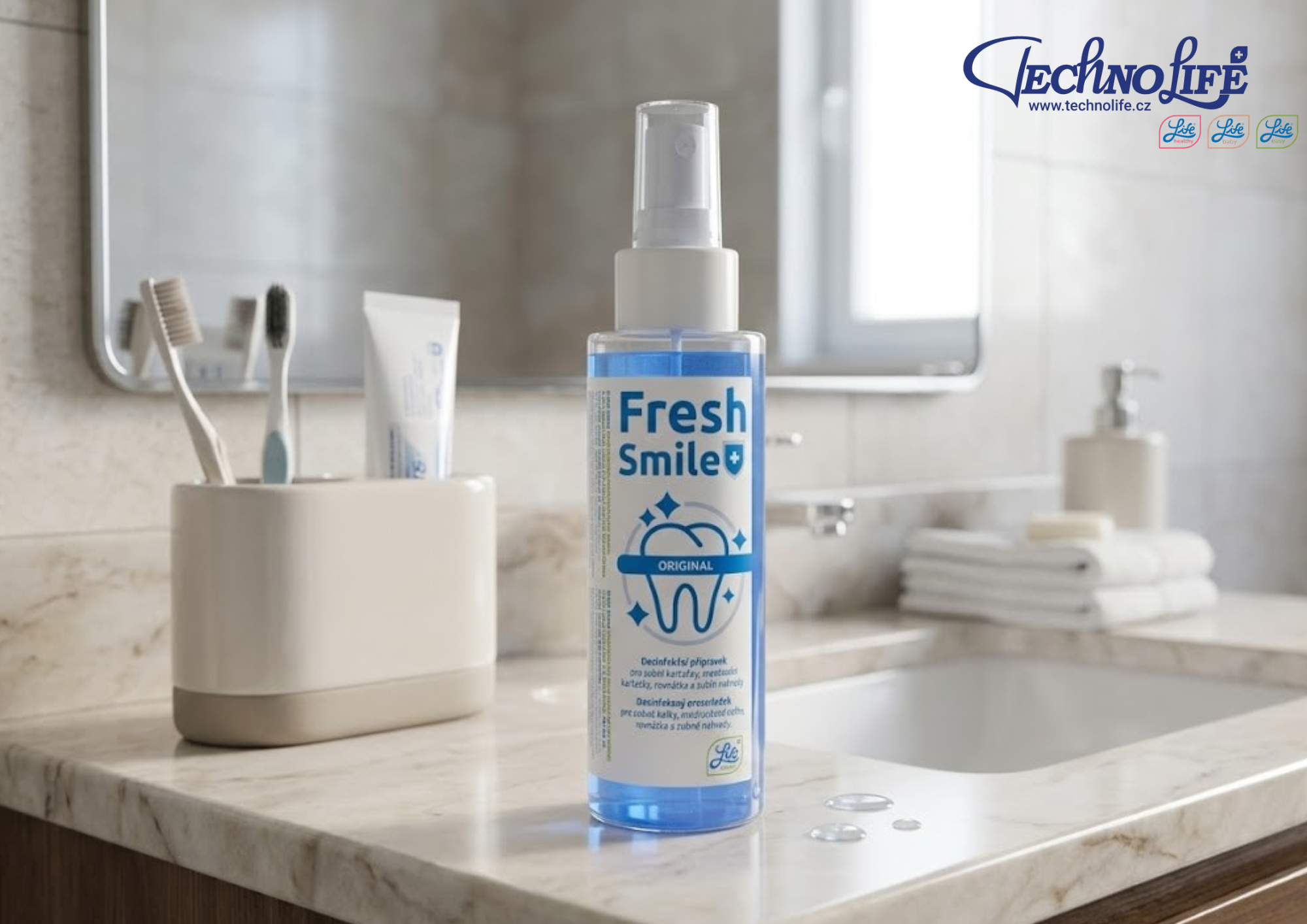 28. října: Fresh Smile jsme vyzkoušeli jako praktický doplněk péče o zubní kartáček